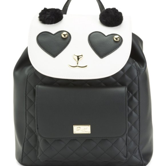 New LUV BETSEY Marly Kitsch Drawstring Backpack - Picture 1 of 5